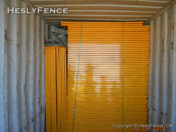 Yellow Temporary Construction Fence Panels China