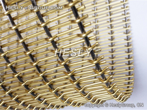 Decorative Wire Mesh Partition China HESLY